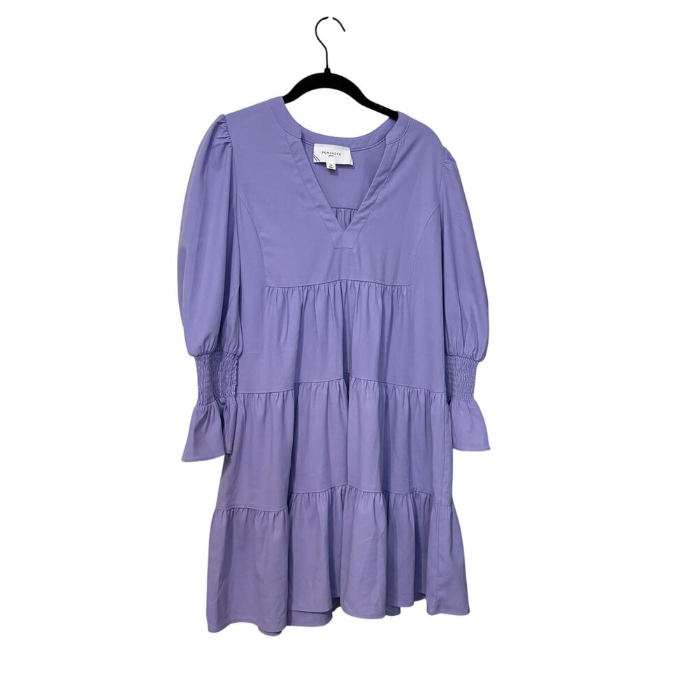 Tuckernuck Pomander Place Lilac Purple Poplin Kenzo Mini Dress Size XS - Picture 4 of 12